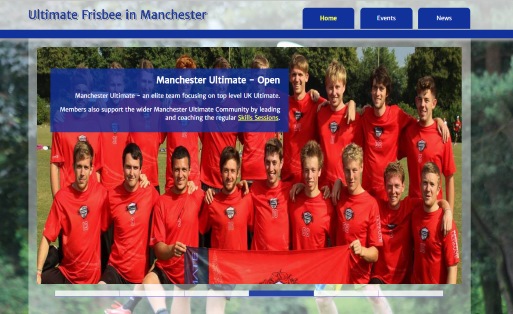 Ultimate In Manchester - a fluid responsive site with a custom JQuery team picker
