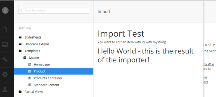 API Response in Umbraco